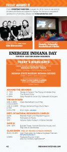 Indiana State Fair 2023 Schedule for Friday, August 11 (Day 11)