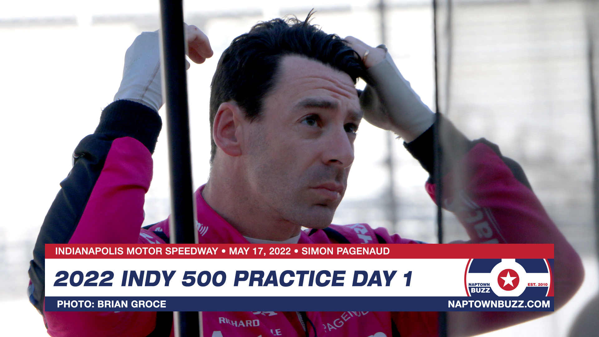 Simon Pagenaud on May 17, 2022, at Indianapolis Motor Speedway