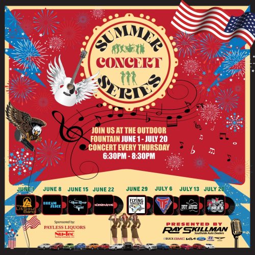 2023 Greenwood Park Mall Summer Concert Series