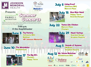 2023 Craig Park Greenwood Amphitheater Summer Concert Series