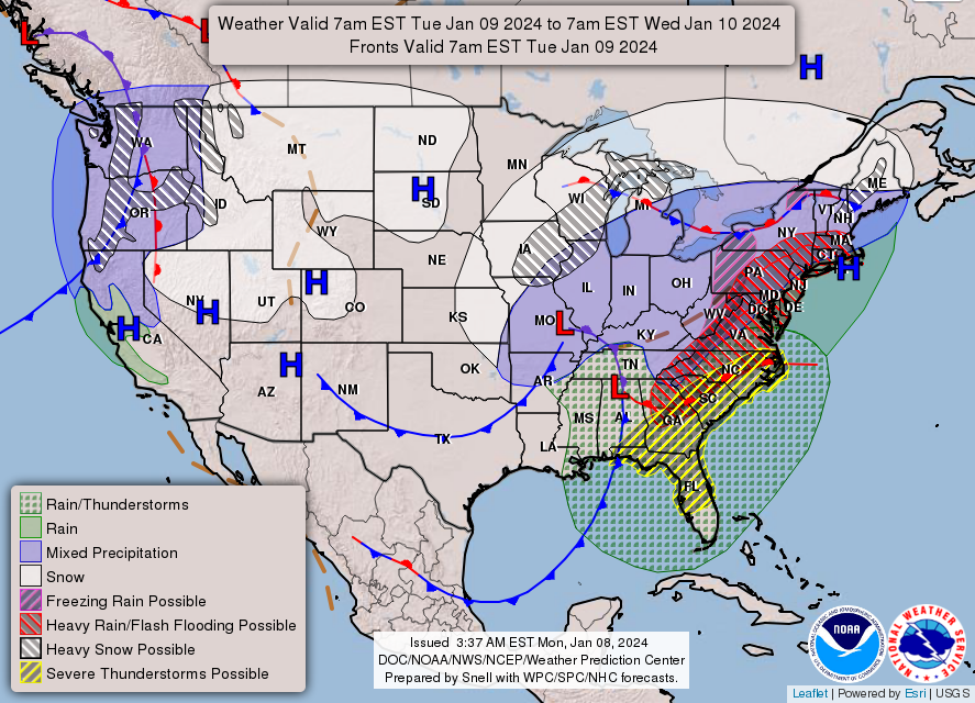 January 8 2024 Indianapolis Indiana Weather Forecast   891ce646 United States 3 Day Forecast For January 8 2024 Day 2 