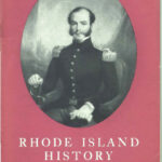 Cover of Rhode Island History featuring a portrait of Ambrose E. Burnside, painted by James S. Lincoln in 1852