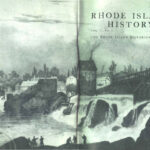 Cover of Rhode Island History featuring an illustration of Pawtucket Falls c. 1823