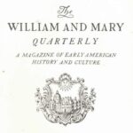 Cover of William & Mary Quarterly