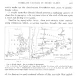 Excerpt from the article, featuring2 maps, one of RI with key locations marked and the other Southern New England and Long Island showing five-minute wind velocities.