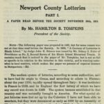 Newport County Lotteries: Part 1 and Part 2