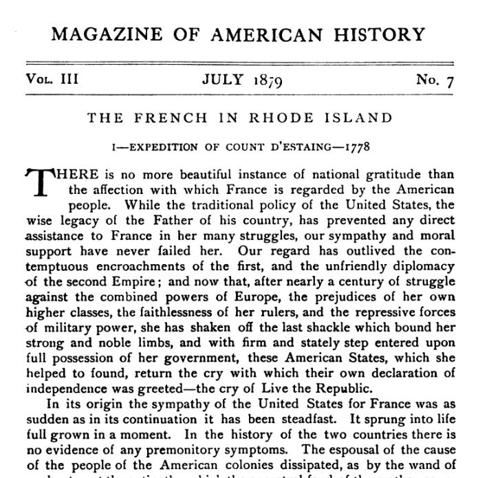 First page of the article