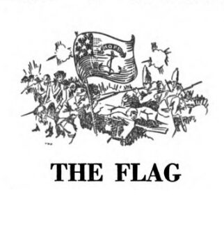 Illustration of a Rhode Island Battle flag