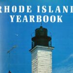 Cover of Rhode Island Yearbook, featuring a white lighthouse