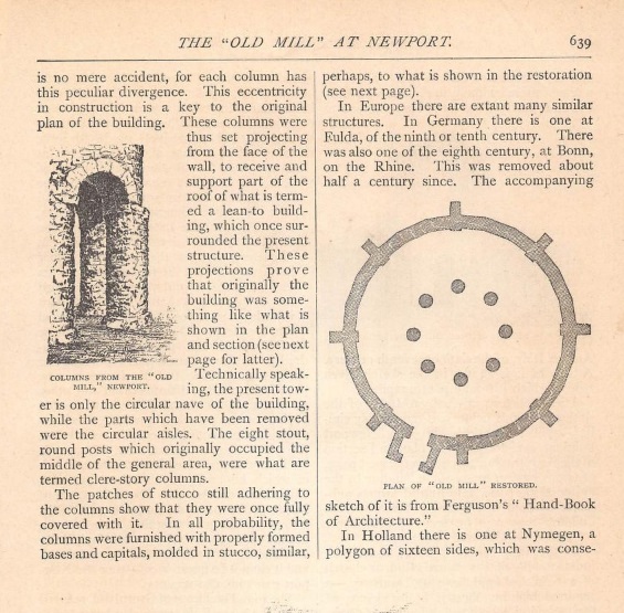 Excerpt from the article, featuring architectural plans and illustrations