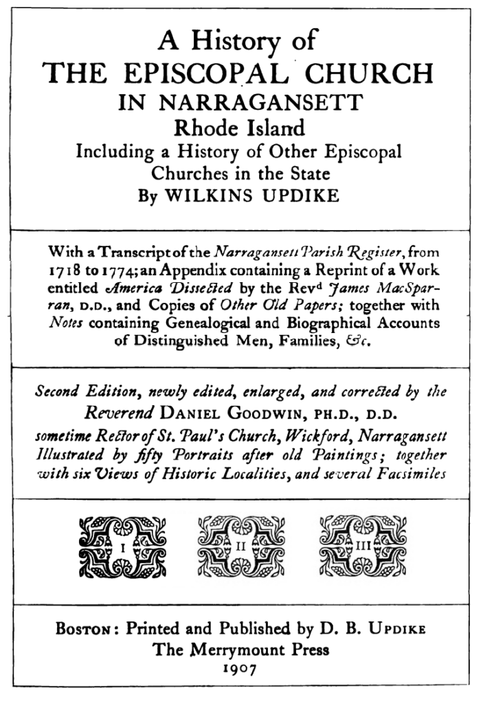 Title page altered to include all 3 volumes