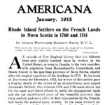 First page of the article