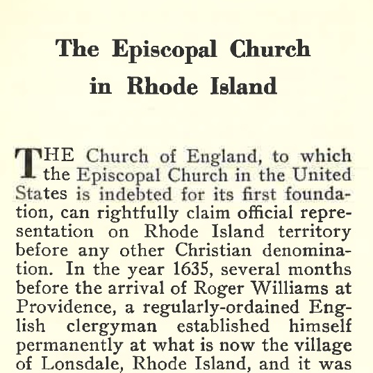 First page of the pamphlet