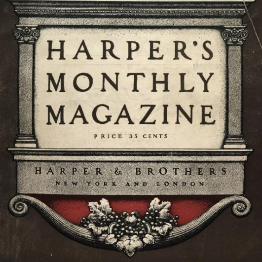 Logo for Harper's Monthly Magazine circa 1901