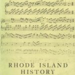 Cover of Rhode Island History featuring sheet music