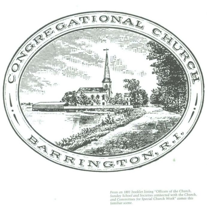 1881 seal of Barrington Congregational Church