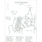 Map of Portsmouth 1638-42 by Edward H. West, 1939.