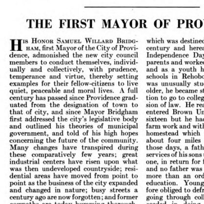 First page of the article