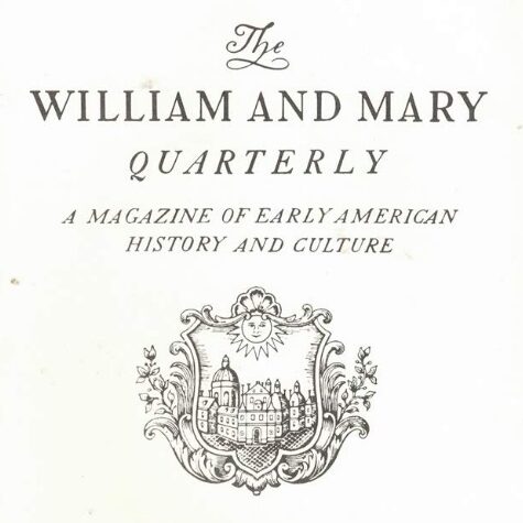 Cover of William & Mary Quarterly