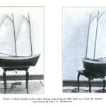 Model of Block Island double ender fishing boat circa 1860