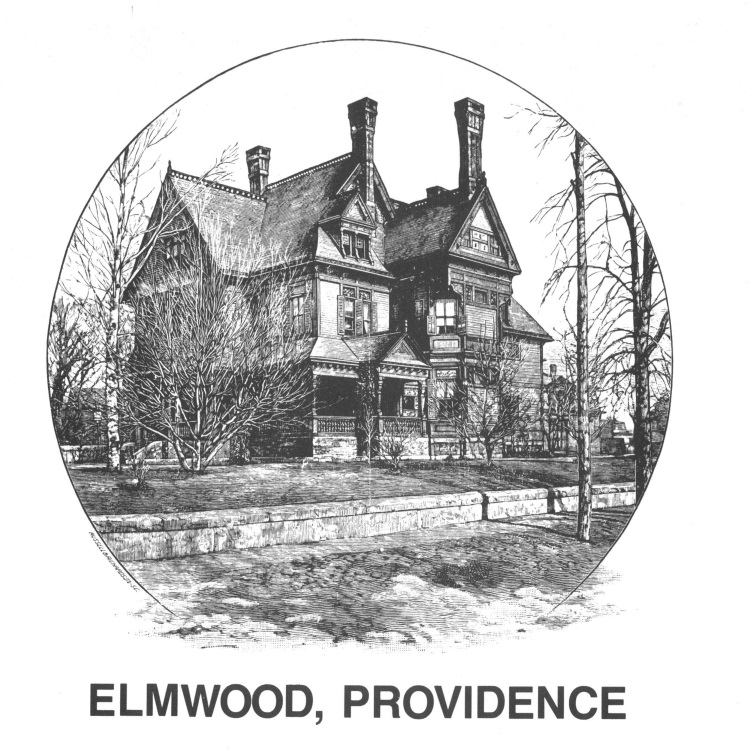 John McAuslan House c. 1880; formerly at 544 Elmwood Avenue, drawing, c. 1886; demolished.