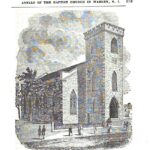 Illustration of the Baptist Church in Warren, R.I.