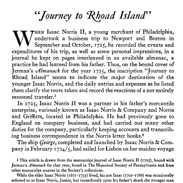 First page of the article