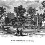 Etching of the East Greenwich Academy