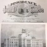 Logo of Providence Journal of Commerce featuring the building of the State House