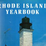 Cover of Rhode Island Yearbook, featuring a white lighthouse