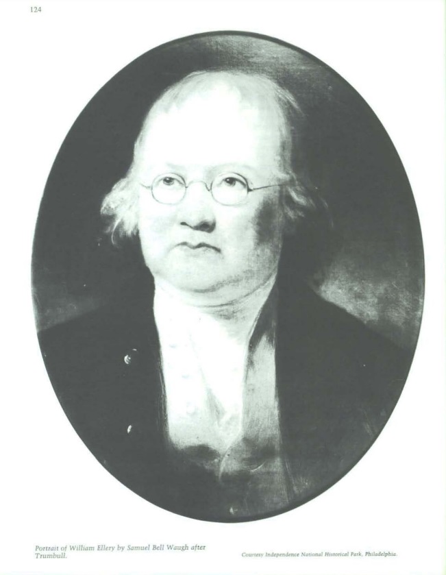 Portrait of William Ellery by Samuel Bell Waugh