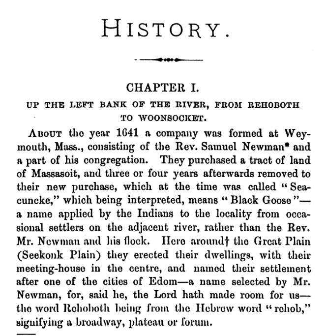 First page of the book