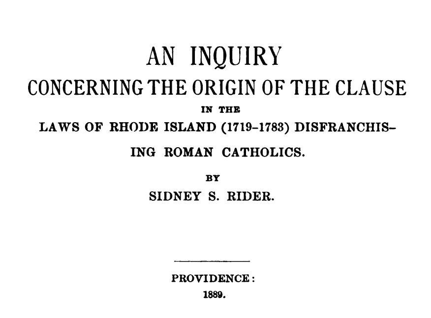 Title page of book