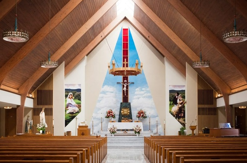 Interior of Our Lady of Fatima Church