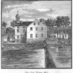 Illustration of Slater Mill from across the Blackstone River