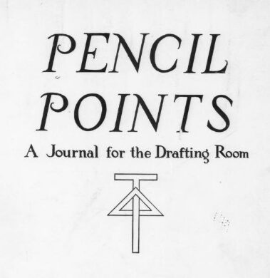 Logo of Pencil Points: A Journal for the Drafting Room.