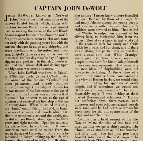 First page of the pamphlet