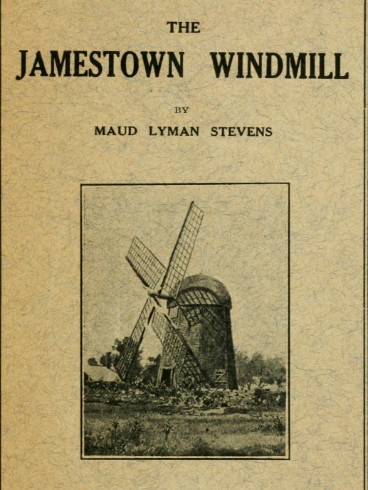 Cover of the book, featuring a photograph of the Jamestown Windmill