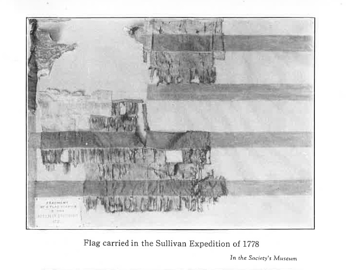 Flag carried in the Sullivan Expedition of 1778