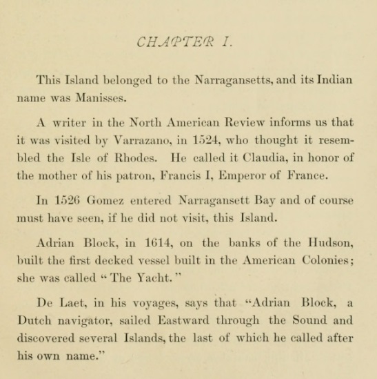 First page of the first chapter