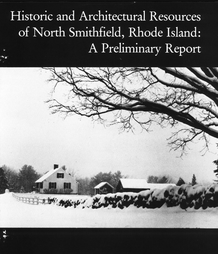 Cover of the report, featuring Grange Road Historic District #3 near the N. Baker Farm