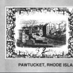 cover of the report, featuring Engraved label used by a Pawtucket mill c. 1840.