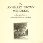 Cover of a Descriptive Essay about the Annmary Brown Memorial