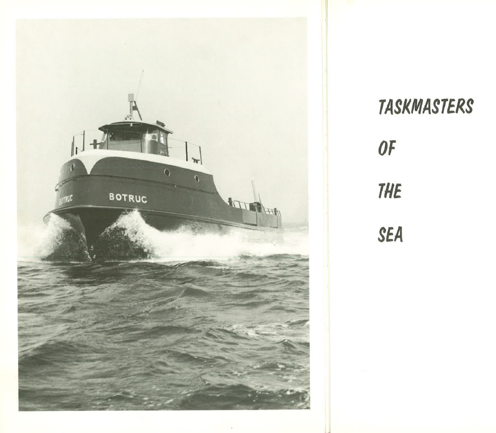 Title page featuring a photo of a boat