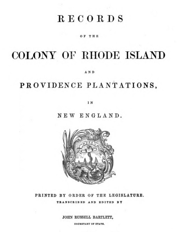 Title page of book