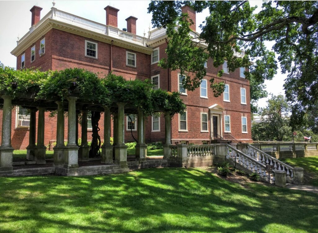 Photo of John Brown House from the north-west