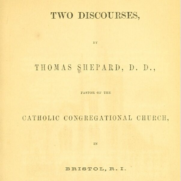 Title page of Two Discourses