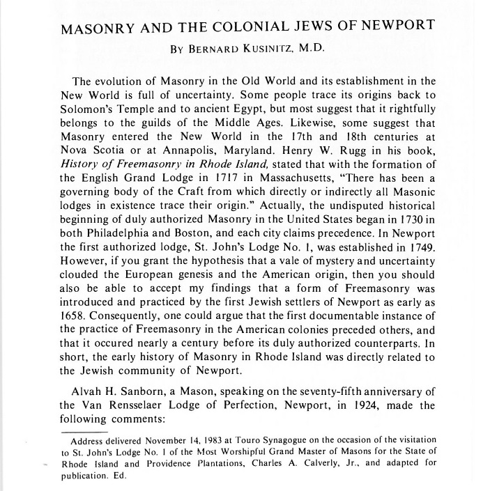 First page of article.