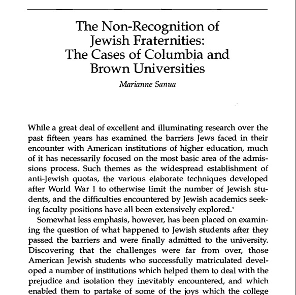 First page of the article
