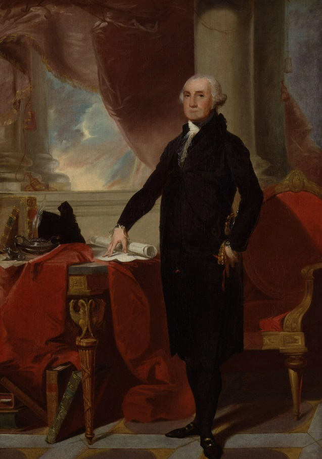 Full-Length Portrait of George Washington by Gilbert Stuart